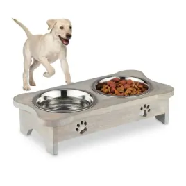 relaxdays-2-miski-dla-psa-z-drewnianym-stojakiem