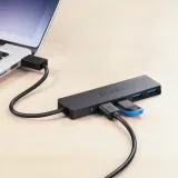 ultracienki-4-portowy-koncentrator-danych-anker-usb-3-0-5-gb-s-czarny-waga-z-opakowaniem-0-073-kg-kod-producenta-a7516016