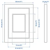 ikea-edsbruk-ramka-bialy-21x30-cm-waga-z-opakowaniem-0-5-kg