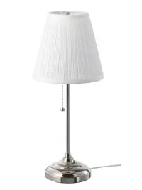 lampa-stolowa-ikea-arstid-bialy-srebrny-75-w
