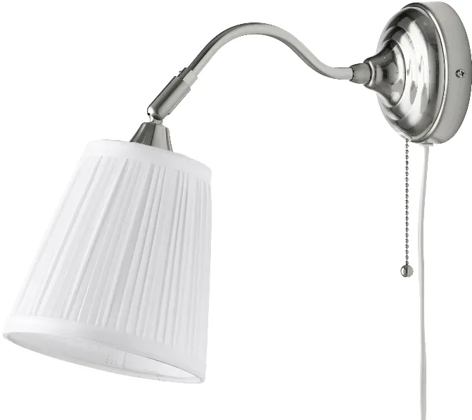 ikea-arstid-lampa-scienna-niklowana-biala-waga-z-opakowaniem-0-6-kg