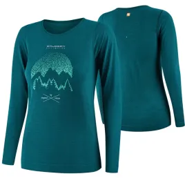 brubeck-damska-koszulka-termo-dlugi-rekaw-outdoor-wool-merino-pro-zielona-m