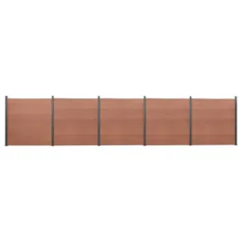 zestaw-paneli-ogrodzeniowych-brazowy-872x186-cm-wpc