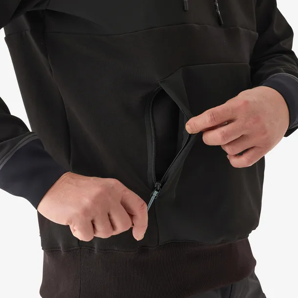 bluza-z-kapturem-caperlan-500-softshell-plec-mezczyzna