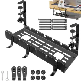 organizer-kabli-pod-biurko-polka-regulowana-na-kable-uchwyt-bez-wiercenia