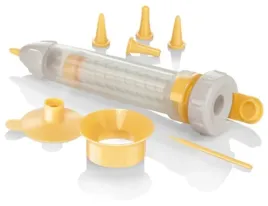 dekorator-do-ciast-tescoma-zolty-wielorazowy-z-wymiennymi-koncowkami