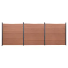 zestaw-paneli-ogrodzeniowych-brazowy-526x186-cm-wpc