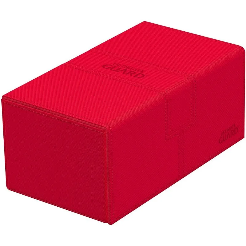 pudelko-flipntray-xenoskin-200-monocolor-red-nazwa-pudelko-ultimate-guard-twin-flip-n-tray-xenoskin-deck-case-200-monocolor-czerwone