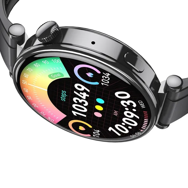 xo-smartwatch-gt4-mini-amoled-czarny-ksztalt-koperty-okragla