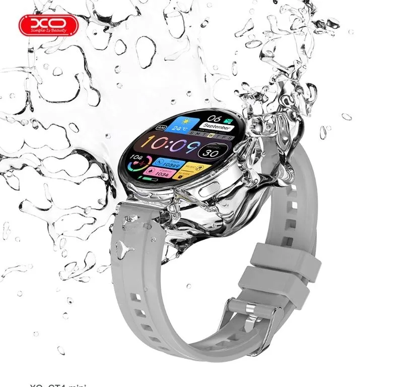 xo-smartwatch-gt4-mini-amoled-czarny-material-paska-tworzywo-sztuczne