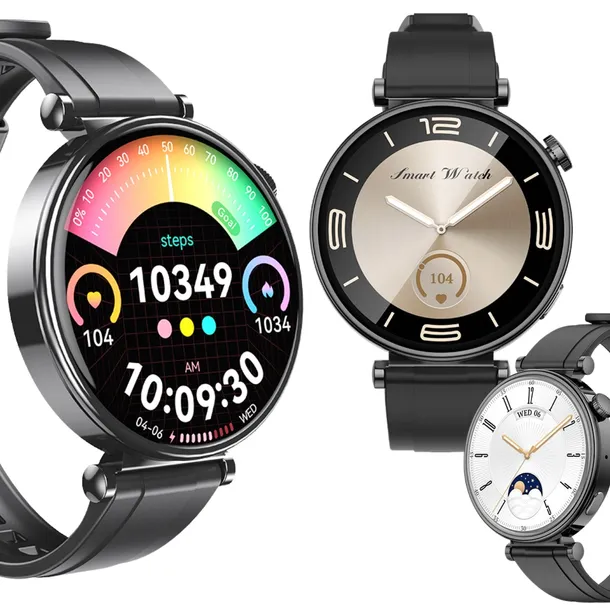 xo-smartwatch-gt4-mini-amoled-czarny-kolor-czarny