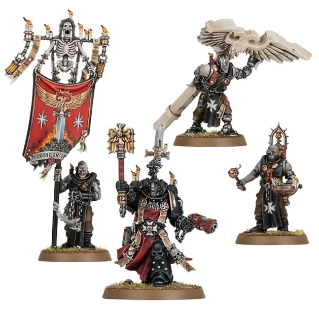warhammer-40000-chaplain-grimaldus-and-retinue-games-workshop