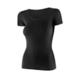 brubeck-damska-koszulka-termoaktywna-welna-merynosa-comfort-merino-czarny-s