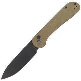 noz-civivi-button-lock-elementum-olive-micarta-c2103b