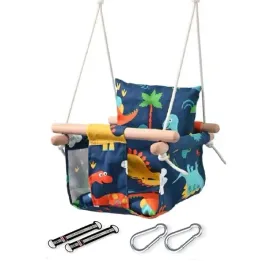 drewniana-hustawka-dla-dzieci-do-domu-ogrodu-kolorowa-poduszka-regulowana