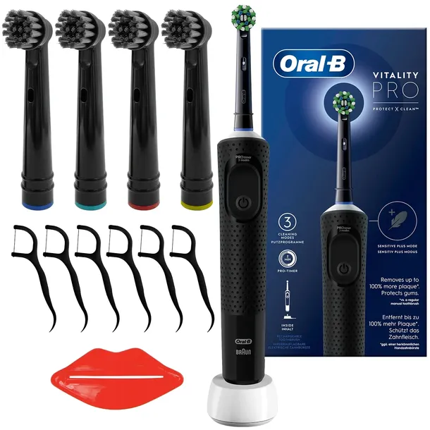 SZCZOTECZKA DO ZĘBÓW ELEKTRYCZNA ORAL-B VITALITY PRO D103 + KOŃCÓWKI