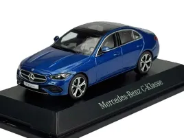 model-dealerski-mercedes-benz-klasa-c-w206-spectral-blue-1-43-nowy-metal