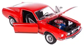 ford-mustang-gt-1967-model-metalowy-welly-1-24-czerwony