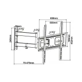 uchwyt-do-telewizora-cabletech-do-telewizora-40-65-regulowany-max-50-kg-maksymalna-wielkosc-telewizora-70