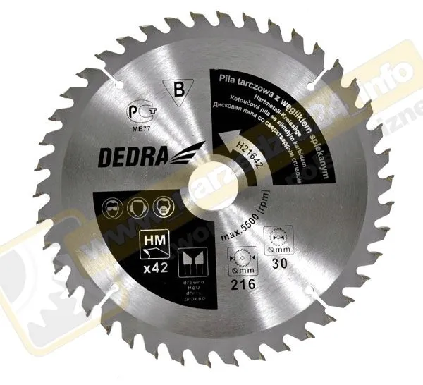 dedra-tarcza-190x60x20-h19060g-zastosowanie-drewno