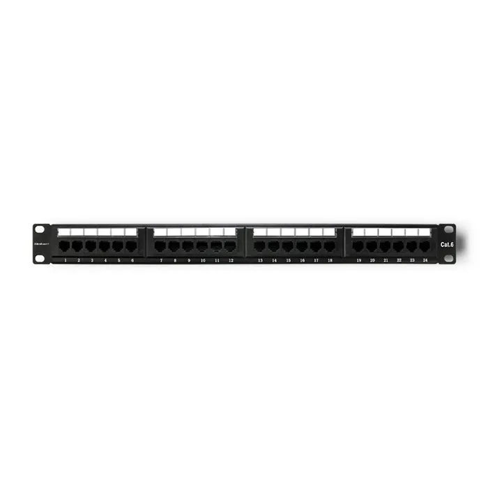 qoltec-patch-panel-rack-24-porty-kat-6-utp-czarny