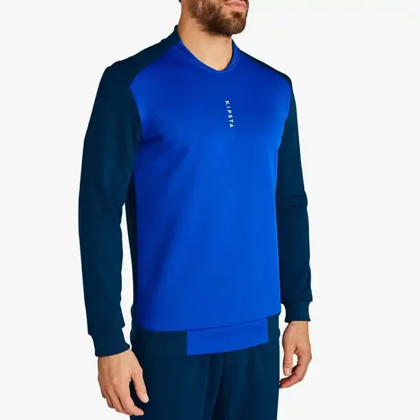 bluza-pilkarska-dla-doroslych-kipsta-t100-material-dominujacy-poliester