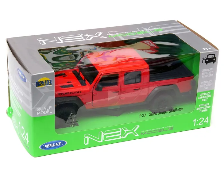 jeep-gladiator-rubicon-model-1-24-welly-czerwony-stan-zlozenia-calosc-die-cast