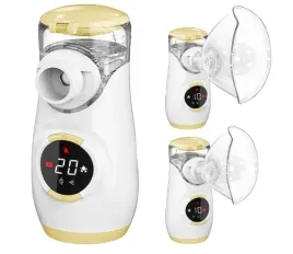 przenosny-inhalator-nebulizator-ultradzwiekowy-ym-3r9-zolty-wyswietlacz