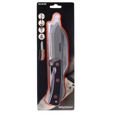 noz-mysliwski-sika-90-grip-marka-solognac-dlugosc-glowni-9-cm