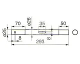 walek-elewatora-293mm-605127-claas-numery-katalogowe-zamiennikow-605127
