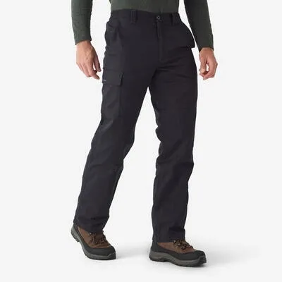 spodnie-cargo-solognac-100-warm
