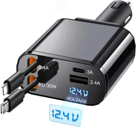 ladowarka-samochodowa-4w1-zwijana-60w-usb-c-iphone-pd-qc-3-0