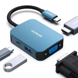 benfei-usb-c-hub-4w1-hdmi-vga-usb-3-0-i-power-delivery-niebieski