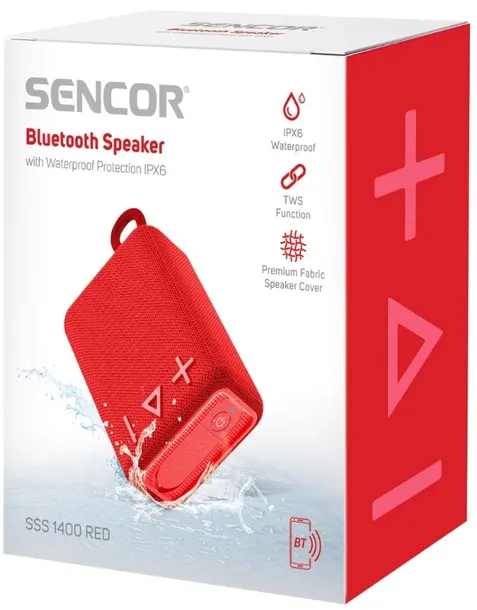 sencor-glosnik-bluetooth-sss-1400-czerwony-waga-produktu-200-g