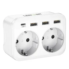 lencent-6-w-1-uniwersalna-ladowarka-usb-z-2-x-ac-3-x-usb-1-x-typu-c