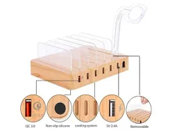 stacja-dokujaca-ladowarka-geness-6x-usb-qc-3-0-18w-5x-45w-usb