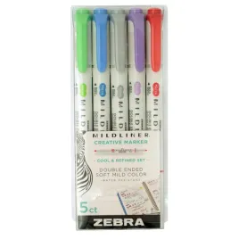 zakreslacz-zebra-mildliner-5-szt-zestaw-cool