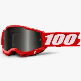 gogle-100percent-accuri-2-kolor-czerw-bialy-szyba-przezroczysta-podwojna-enduro