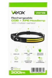 latarka-czolowa-3x-led-akumulatorowa-czolowka-silikonowa-usb-c-300lm-vayox