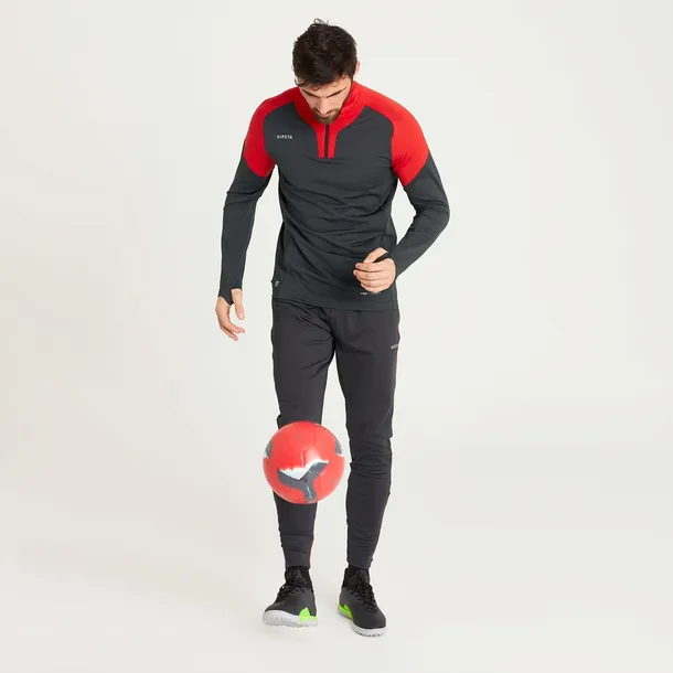 bluza-do-pilki-noznej-kipsta-viralto-club-na-krotki-suwak-wlasciwosci-odprowadzajace-wilgoc