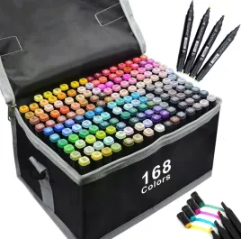 promarkery-ineox-wielokolorowe-168-szt-dwustronne-z-torba