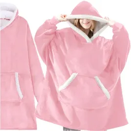 ciepla-kocobluza-rozowa-xxl-gruba-koc-bluza-oversize-2w1-futrzak-z-kapturem