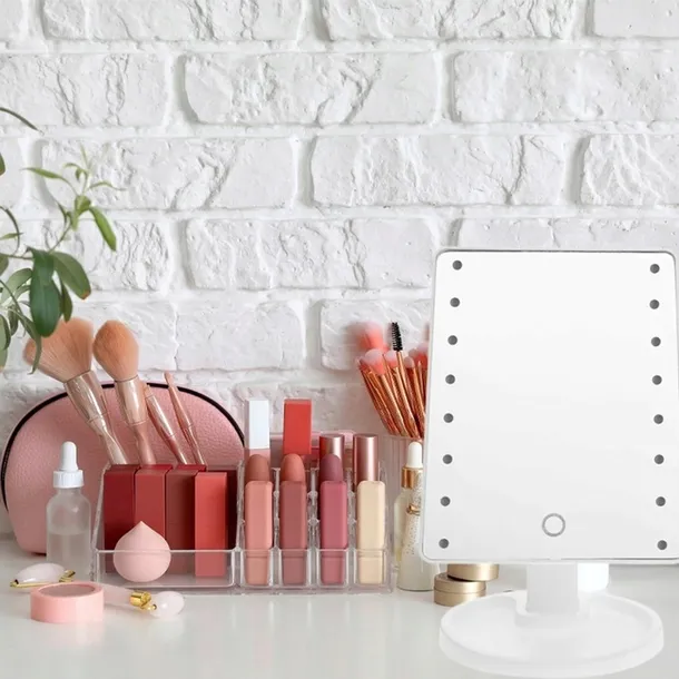 lusterko-stojace-bialy-retoo-waga-z-opakowaniem-1-5-kg