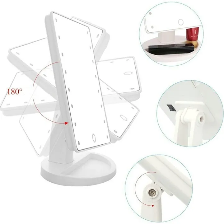 lusterko-stojace-bialy-retoo