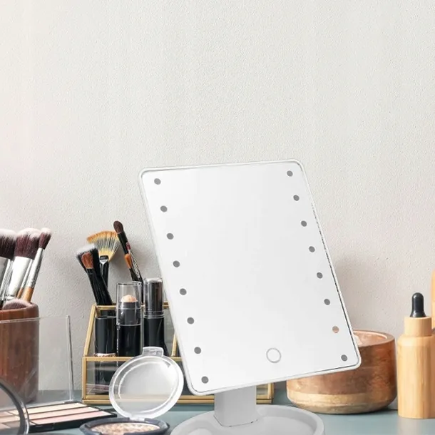 lusterko-stojace-bialy-retoo-certyfikat-ce