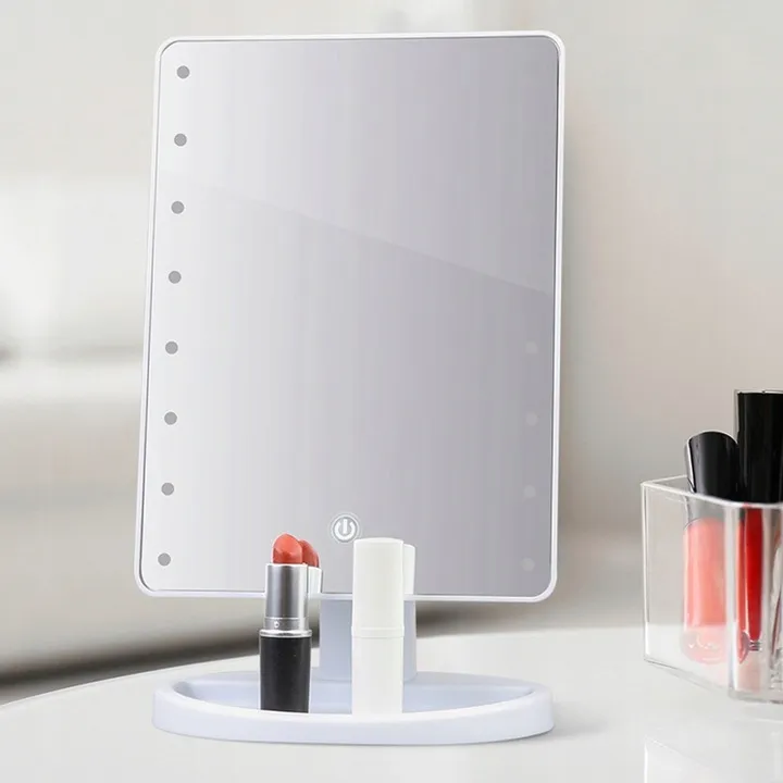 lusterko-stojace-bialy-retoo