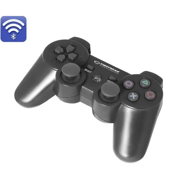 bezprzewodowy-gamepad-bluetooth-pad-ps3-wibracja-czarny-esperanza-marine-zasilanie-usb