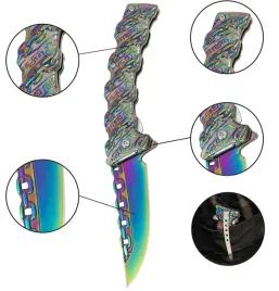 noz-scyzoryk-taktyczny-rainbow-teczowy-lancuch-zdobiony-sprezynowy-ns13