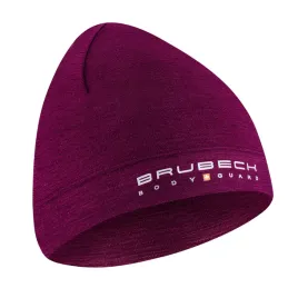 brubeck-czapka-z-welna-merino-sliwkowy-s-m-ciepla-oddychajaca