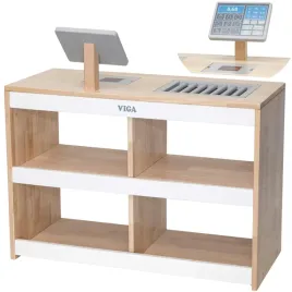 duza-drewniana-kasa-sklepowa-market-sklep-ekran-tasma-skaner-polki-viga